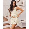 image:imageEkouaer Womens Pajama Sets Cami Shorts Set Viscose from Bamboo Tank Top and Shorts 2 Piece Soft Sleeveless Lounge SetApricot Teddy