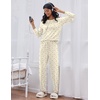 image:imageEkouaer Womens Pajamas Set Long Sleeve Loungewear Soft Lounge Set Joggers with PocketsTeddy