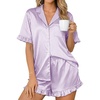 Purple White Stripes