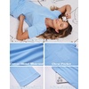 image:imageEkouaer Cotton Pajamas for Women Set Short Sleeve Top and Capri Pants Lounge Sets with Pockets Soft SleepwearGrey