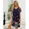 image:imageEkouaer Women Robe Zipper Front Mumu Duster Robes Zip Up Housecoat Soft Sleepwear with PocketsColorful Butterfly