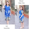 image:imageEkouaer Women Robe Zipper Front Mumu Duster Robes Zip Up Housecoat Soft Sleepwear with PocketsMandola