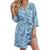 Light Blue-paisley Ethnic