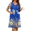 image:imageEkouaer Women Robe Zipper Front Mumu Duster Robes Zip Up Housecoat Soft Sleepwear with PocketsMandola