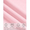 image:imageEkouaer Nightgowns for Women Lace Trim Night Gown Short Sleeve Sleep Shirts Ruffle Sleepwear V Neck Pleated Sleep DressPink