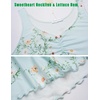 image:imageEkouaer Nightgowns for Women Sexy Sleep Shirts Sleeveless Sleep Dress V Neck Night Shirts Pleated ChemiseBlack Heart