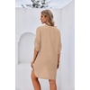 image:imageEkouaer Bathing Suit Cover Up for Women V Neck Button Down Swimsuit Coverup Beach Dress Shirt S3XLApricot