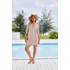 image:imageEkouaer Bathing Suit Cover Up for Women V Neck Button Down Swimsuit Coverup Beach Dress Shirt S3XLBeige