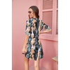 image:imageEkouaer Bathing Suit Cover Up for Women V Neck Button Down Swimsuit Coverup Beach Dress Shirt S3XLCx114tropical Print