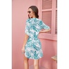 image:imageEkouaer Bathing Suit Cover Up for Women V Neck Button Down Swimsuit Coverup Beach Dress Shirt S3XLZw612tropical Print