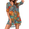 Green Tropical Print