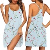 image:imageEkouaer Womens Racerback Sleeveless NightgownTrailing Flowers