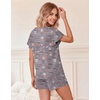 image:imageEkouaer Pajamas Set Women Casual Ruffle Sleeves Soft Comfy Loungewear Set with PocketsCoffee Cup