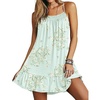 image:imageEkouaer Nightgowns for Women Spaghetti Strap Night Gown Sleeveless Sleep Dress Chemise SleepwearFloral Green