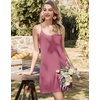 image:imageEkouaer Nightgowns for Women Bamboo Viscose Night Gown Sleeveless Sleep Dress Racerback Chemise Cooling SleepwearDeep Pink