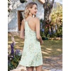 image:imageEkouaer Nightgowns for Women Bamboo Viscose Night Gown Sleeveless Sleep Dress Racerback Chemise Cooling SleepwearFloral Light Green