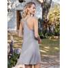image:imageEkouaer Nightgowns for Women Bamboo Viscose Night Gown Sleeveless Sleep Dress Racerback Chemise Cooling SleepwearLight Grey