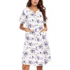 White Purple Florals