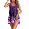 Floral Purple Black