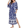 Bohemian Flowers Blue