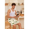 image:imageEkouaer Mens Pajama Shorts Soft Sleepwear Bottoms Elastic Waistband Loungewear Breathable Men Shorts with PocketsShark and Crayfish