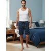 image:imageEkouaer Mens Pajama Shorts Soft Sleepwear Bottoms Elastic Waistband Loungewear Breathable Men Shorts with PocketsTurtle