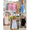 image:imageEkouaer Nightgowns for Women Cotton Sleepwear Sexy Sleep Shirt Adjustable Spaghetti Strap Night Gowns with Pockets S3XLCamel