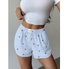 image:imageEkouaer Pajama Shorts for Women Soft Sleep Shorts Summer Casual Lounge Shorts 2026 Comfy Pj Bottoms with PocketsBlue Plaid Floral
