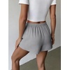 image:imageEkouaer Pajama Shorts for Women Soft Sleep Shorts Summer Casual Lounge Shorts 2026 Comfy Pj Bottoms with PocketsLignt Grey