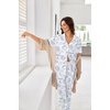 image:imageEkouaer Pajamas for Women Set Button Up Sleepswear 2 Piece Short Sleeve PJ Top and Long Pants Loungwear With Pocket SXXLShell World