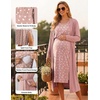 image:imageEkouaer Maternity Nursing Gown and Robe Set Labor Delivery Hosptial Nursing Dress Pregnancy Clothes SXXLMauve Heart