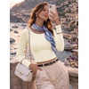 image:imageEkouaer Long Sleeve Crop Tops for Women 3 Pack Scoop Neck Raglan Shirts Slim Fit Underscrub Basic Base Layer XSXXL3pcs Black White Beige