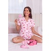 image:imageEkouaer Womens Pajamas Sets Button Down Pjs Short Sleeve Ruffle Sleepwear  Soft Cozy Pointelle PyjamaCute Lounge SetsClassic Notch Neck PjsMaternity Pajamas for BreastfeedingBridal Party GiftsBow Floral