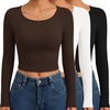 3pcs Black/ White/ Brown