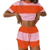Orange and Pink Stripes