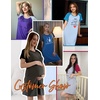 image:imageEkouaer Nightgowns for Women Short Sleeve Night Dress Printed Sleepwear  Crewneck Night Gown Ladies Sleep Shirts Soft Sleepwear Lightweight amp Casual Pajama Dress Cute PrintedPinkmoon
