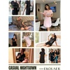 image:imageEkouaer Nightgowns for Women Short Sleeve Night Dress Printed Sleepwear  Crewneck Night Gown Ladies Sleep Shirts Soft Sleepwear Lightweight amp Casual Pajama Dress Cute PrintedPink Cat