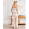 image:imageEkouaer Womens Cami Pajamas Set Y2K 2 Piece Lace Trim PJs Set Sleepwear  Buttery SoftLoungewearAdjustable Spaghetti StrapsSide PocketsTrendy Cami SleepwearLoungingVacationXS2XLStrawberrywhite