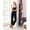 image:imageEkouaer Womens Cami Pajamas Set Y2K 2 Piece Lace Trim PJs Set Sleepwear  Buttery SoftLoungewearAdjustable Spaghetti StrapsSide PocketsTrendy Cami SleepwearLoungingVacationXS2XLBlack