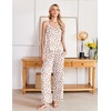 image:imageEkouaer Womens Cami Pajamas Set Y2K 2 Piece Lace Trim PJs Set Sleepwear  Buttery SoftLoungewearAdjustable Spaghetti StrapsSide PocketsTrendy Cami SleepwearLoungingVacationXS2XLStrawberrywhite
