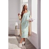 image:imageEkouaer Long Sleeve Nightgown for Women Long Henley House Dress with Pocket  Full Length Night Gowns Round Neck Lounge Dress Winter Warm Night Dress Lace Button Sleep Dress Victorian Home Dress S3XLDaisy