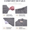 image:imageEkouaer Mens Pajama Set Summer Short Sleeve Button Up Pjs 2 Piece Sleepwear  Soft Lightweight Shirt and Shorts Button Up Adjustable Strap Two Side Pockets Mens Gift for Birthday Daily Wear S3XLGray