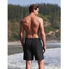 image:imageEkouaer Mens Swim Trunks 7 Quick Dry Board Shorts Swimwear Bathing Suit with Mesh Liner 2 in 1 Swimming Short with PocketsBlack