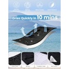 image:imageEkouaer Mens Swim Trunks 7 Quick Dry Board Shorts Swimwear Bathing Suit with Mesh Liner 2 in 1 Swimming Short with PocketsBlack