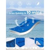 image:imageEkouaer Mens Swim Trunks 7 Quick Dry Board Shorts Swimwear Bathing Suit with Mesh Liner 2 in 1 Swimming Short with PocketsBlue