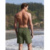image:imageEkouaer Mens Swim Trunks 7 Quick Dry Board Shorts Swimwear Bathing Suit with Mesh Liner 2 in 1 Swimming Short with PocketsDeep Green