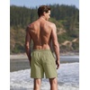 image:imageEkouaer Mens Swim Trunks 7 Quick Dry Board Shorts Swimwear Bathing Suit with Mesh Liner 2 in 1 Swimming Short with PocketsGrayish Green