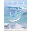 image:imageEkouaer Mens Swim Trunks 7 Quick Dry Board Shorts Swimwear Bathing Suit with Mesh Liner 2 in 1 Swimming Short with PocketsLight Blue