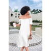 image:imageEkouaer Nightgown for Women Satin Silk Night Gown Loose Plus Size Sleepwear  Satin Silk Sleep Dress Loose Lounge Dress Short Sleeve Night Shirt Long Loungewear with bow for Wedding Party Sleep HomeWhite