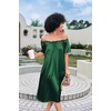 image:imageEkouaer Nightgown for Women Satin Silk Night Gown Loose Plus Size Sleepwear  Satin Silk Sleep Dress Loose Lounge Dress Short Sleeve Night Shirt Long Loungewear with bow for Wedding Party Sleep HomeEvergreen